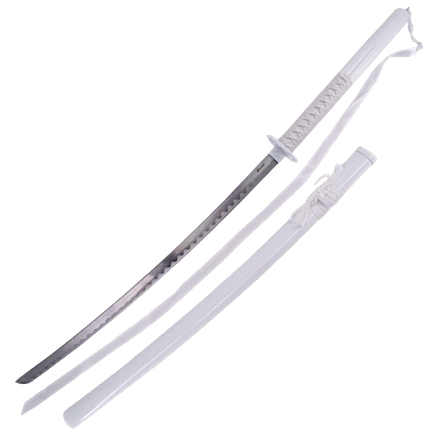 Katana Kuchiki Rukia de Bleach con mango y vaina blancos