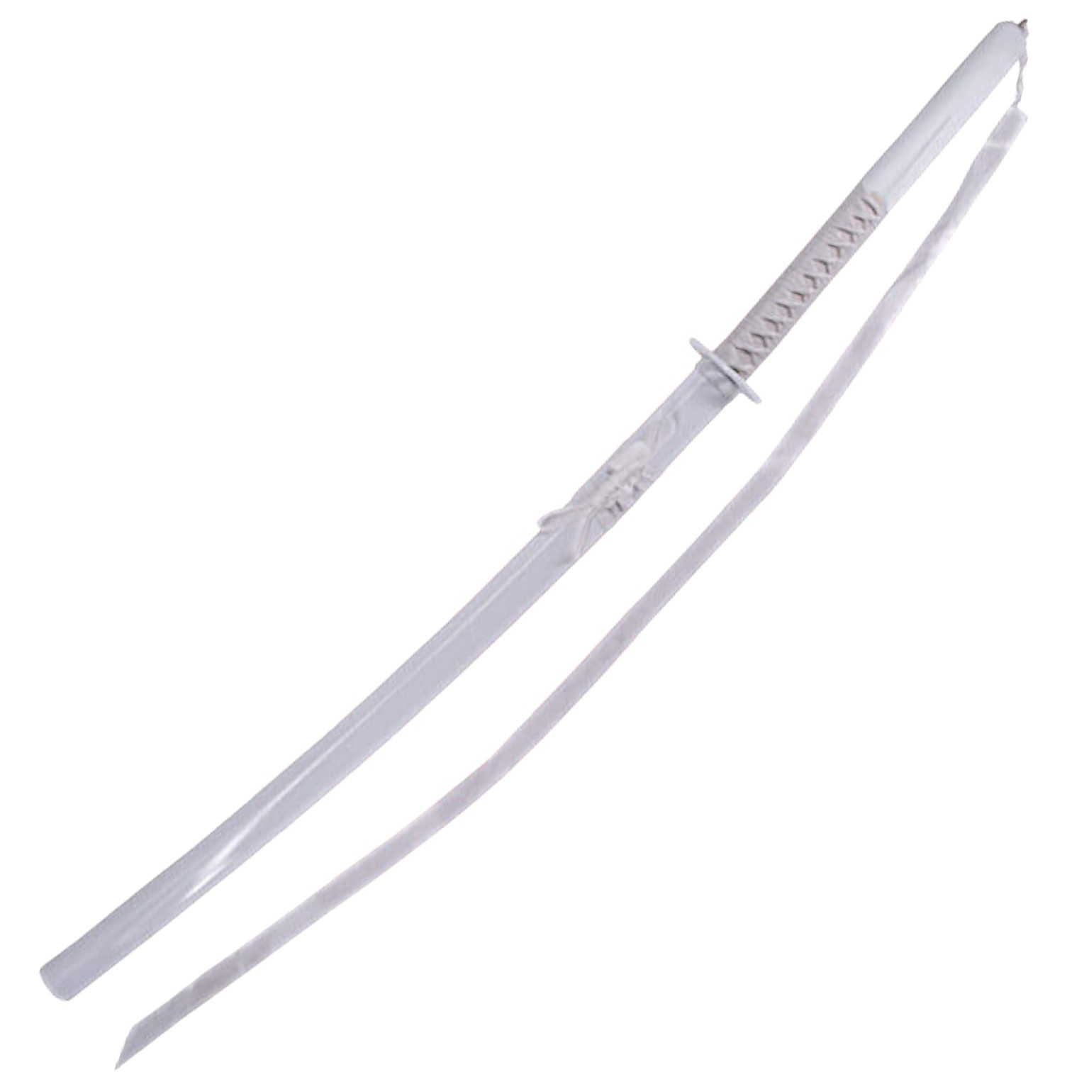 Katana Kuchiki Rukia de Bleach con mango y vaina blancos