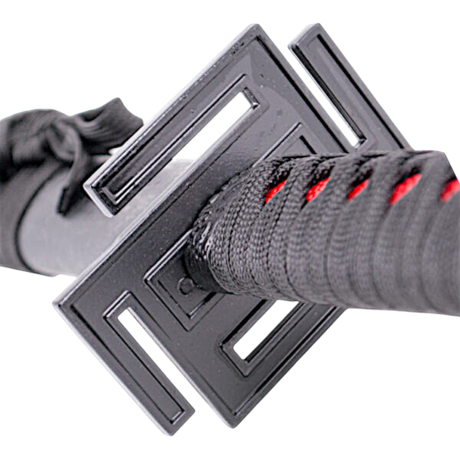 Katana Tensa Zagetsu Hollow Ichigo de Bleach con mango y vaina negros