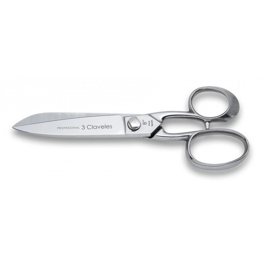 Tijera de cocina Profesional de 8" en acero inoxidable con acabad...