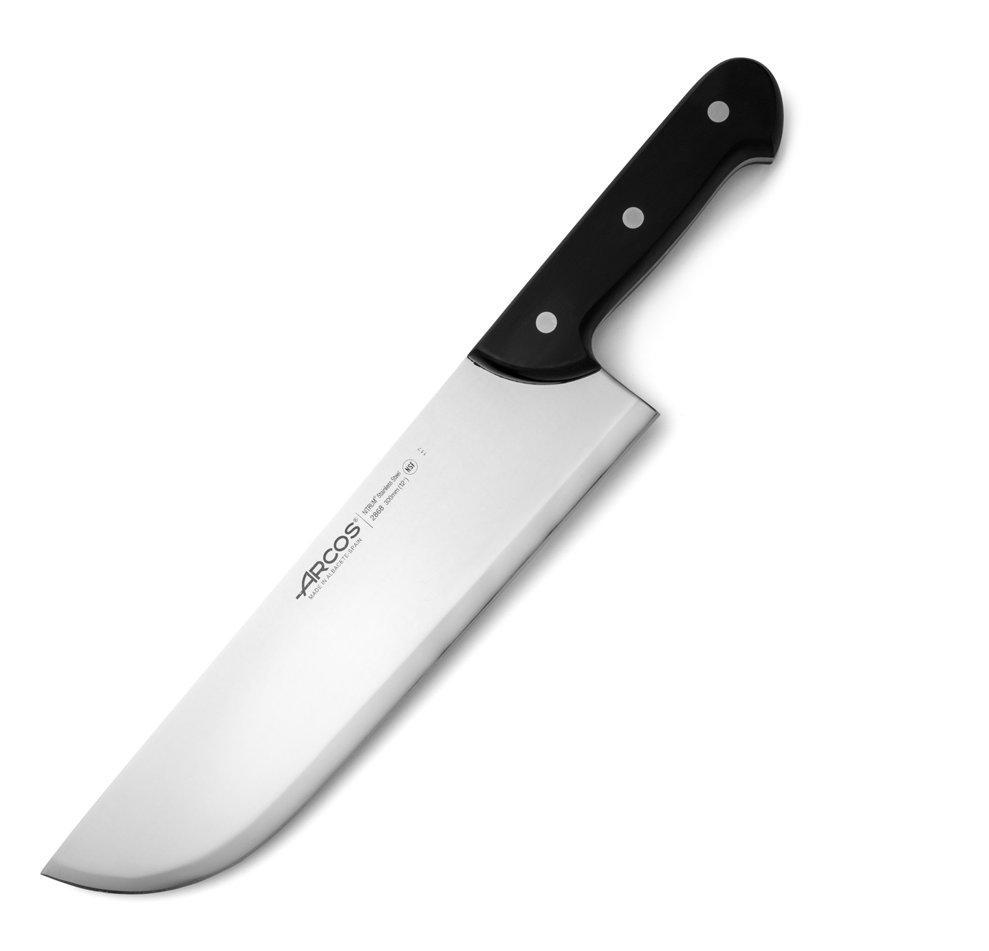 Cuchillo Carnicero Arcos Universal con hoja ancha de 30 cm y mang...