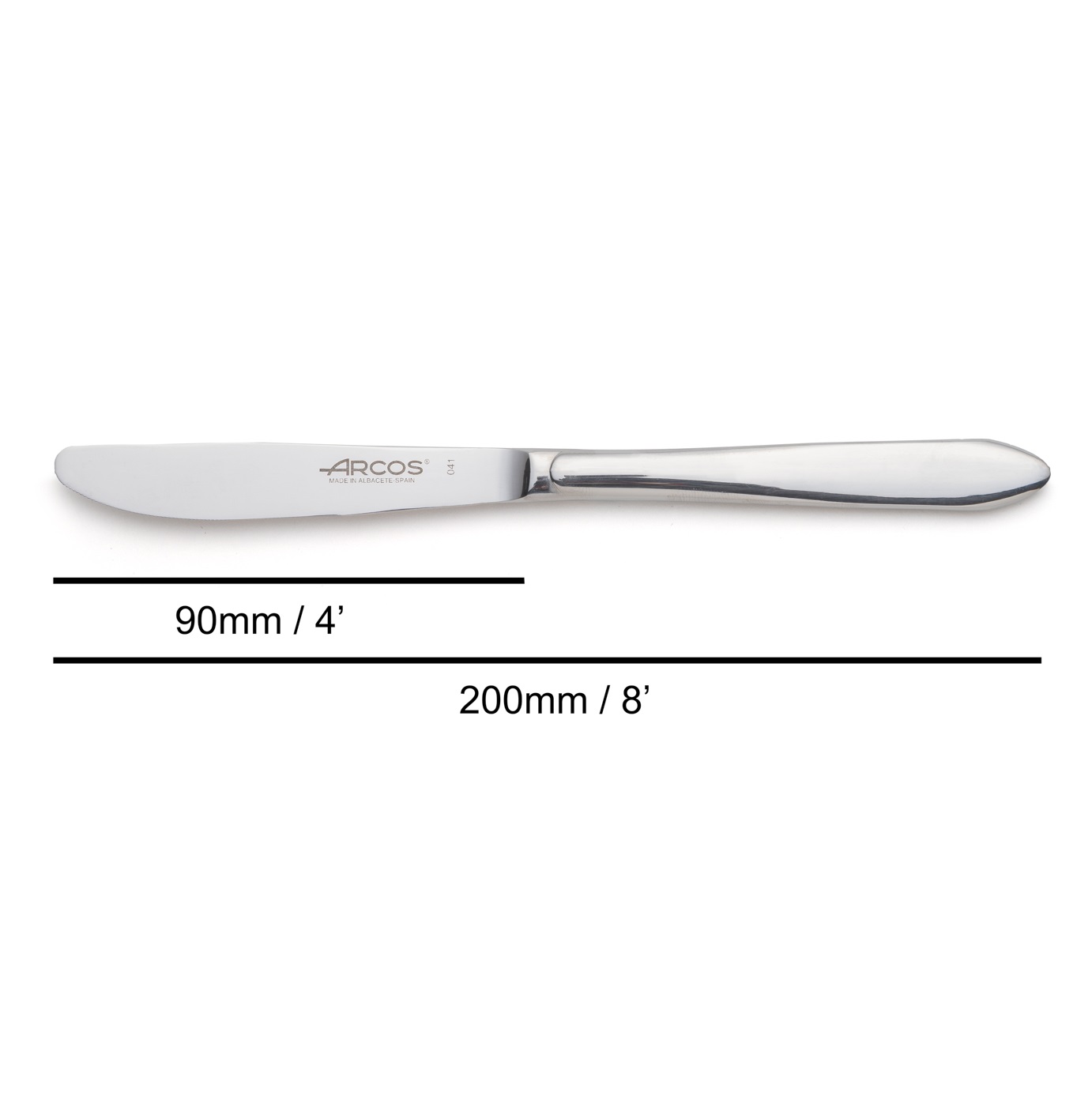 12 cuchillos de postre Arcos serie Berlín acero inoxidable 200 mm