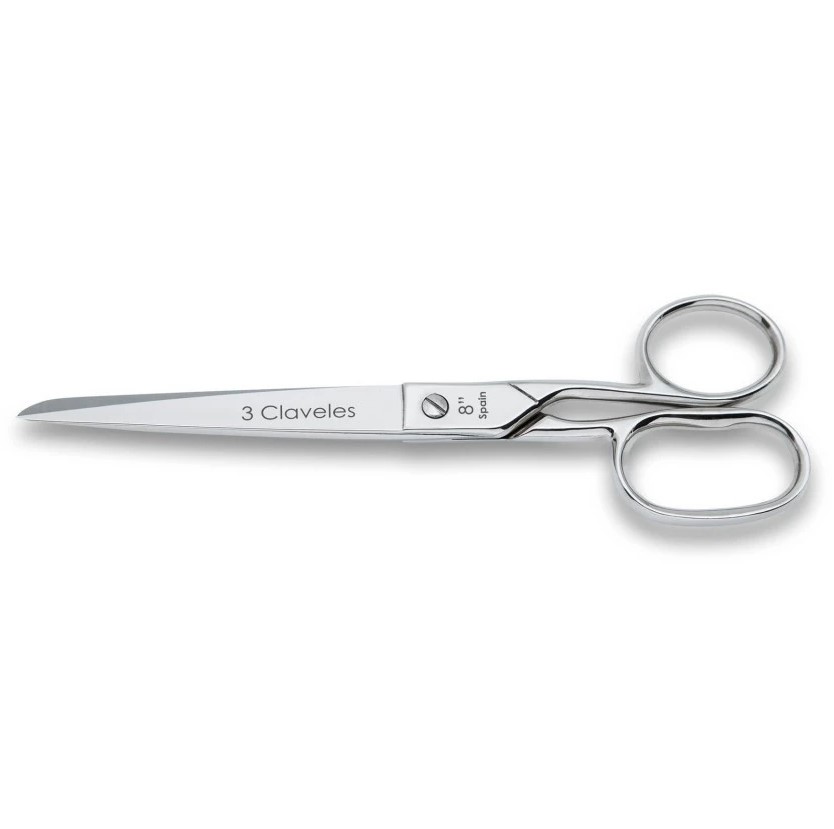 Tijera de modista 3 Claveles de 8" con dedales de diferente tamañ...