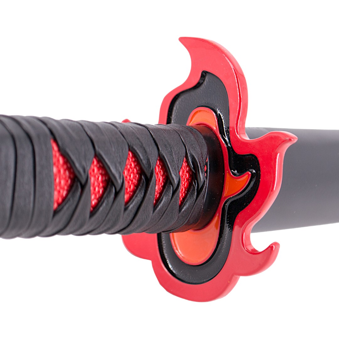 Katana Mingshao Funcional Demon Slayer usada por Kamado Tanjirou con mango negro
