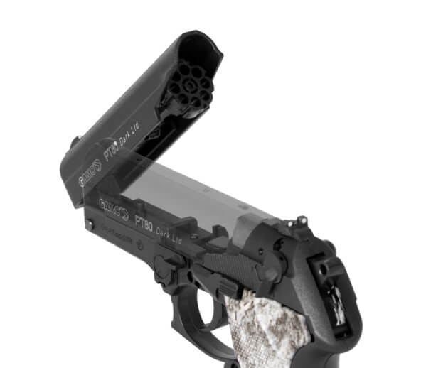 Pistola de CO2 PT-80 Dark Ltd. con cargador giratorio
