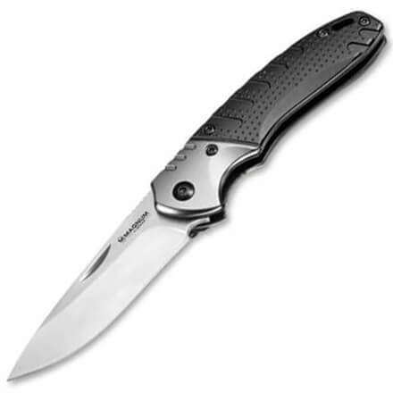 Navaja EDC con hoja de acero inoxidable de punta descendente