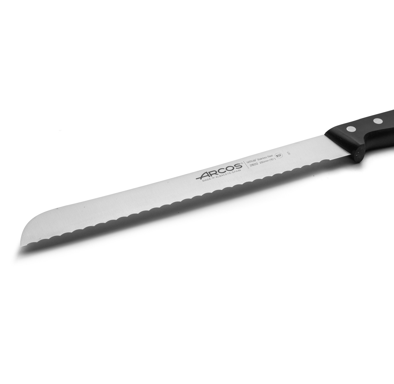 Cuchillo panero Arcos con hoja dentada de 25 cm serie Universal con mango de polioximetileno