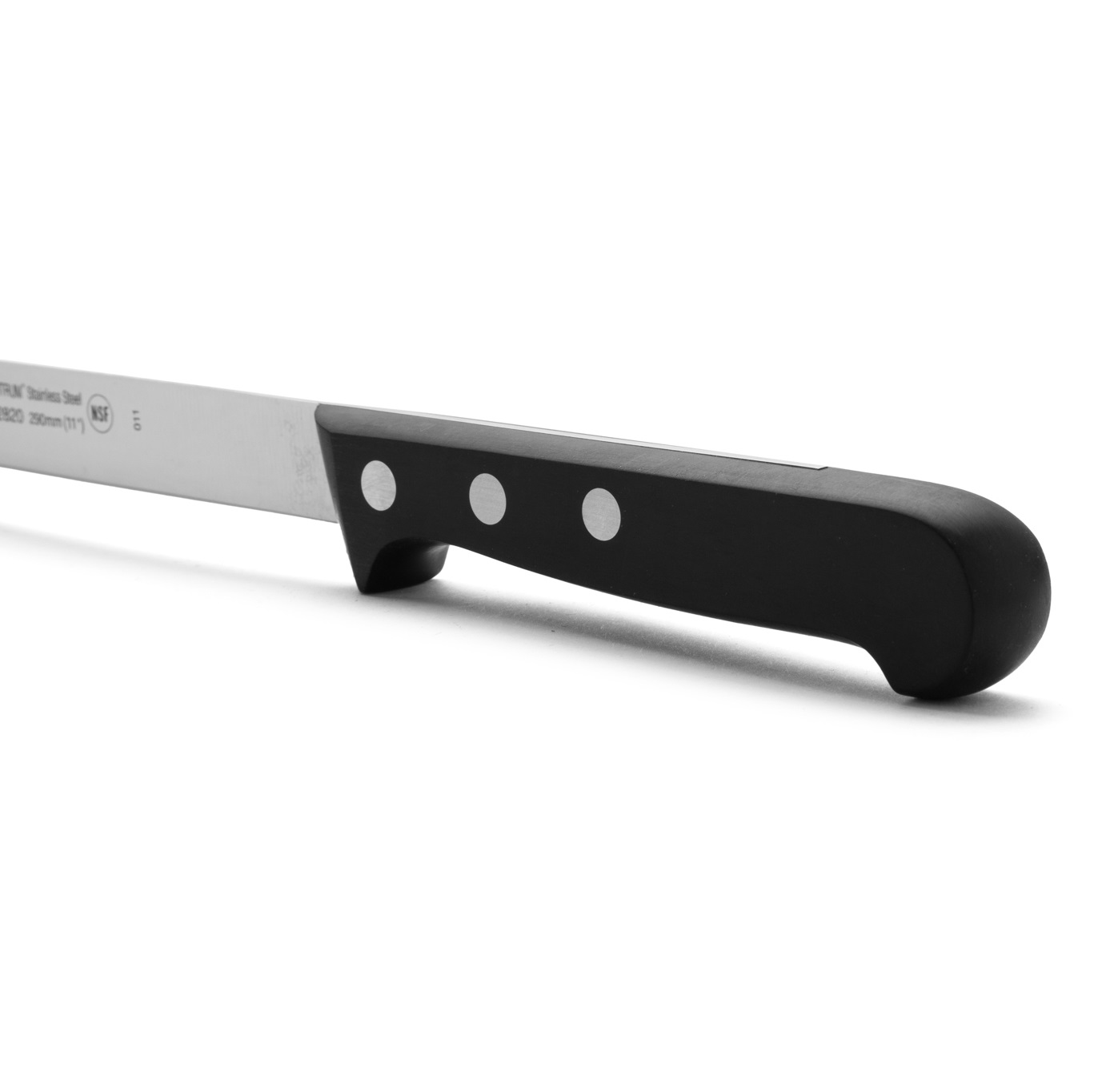 Cuchillo jamonero punta redonda Arcos con hoja de 29 cm serie Universal con mango de polioximetileno