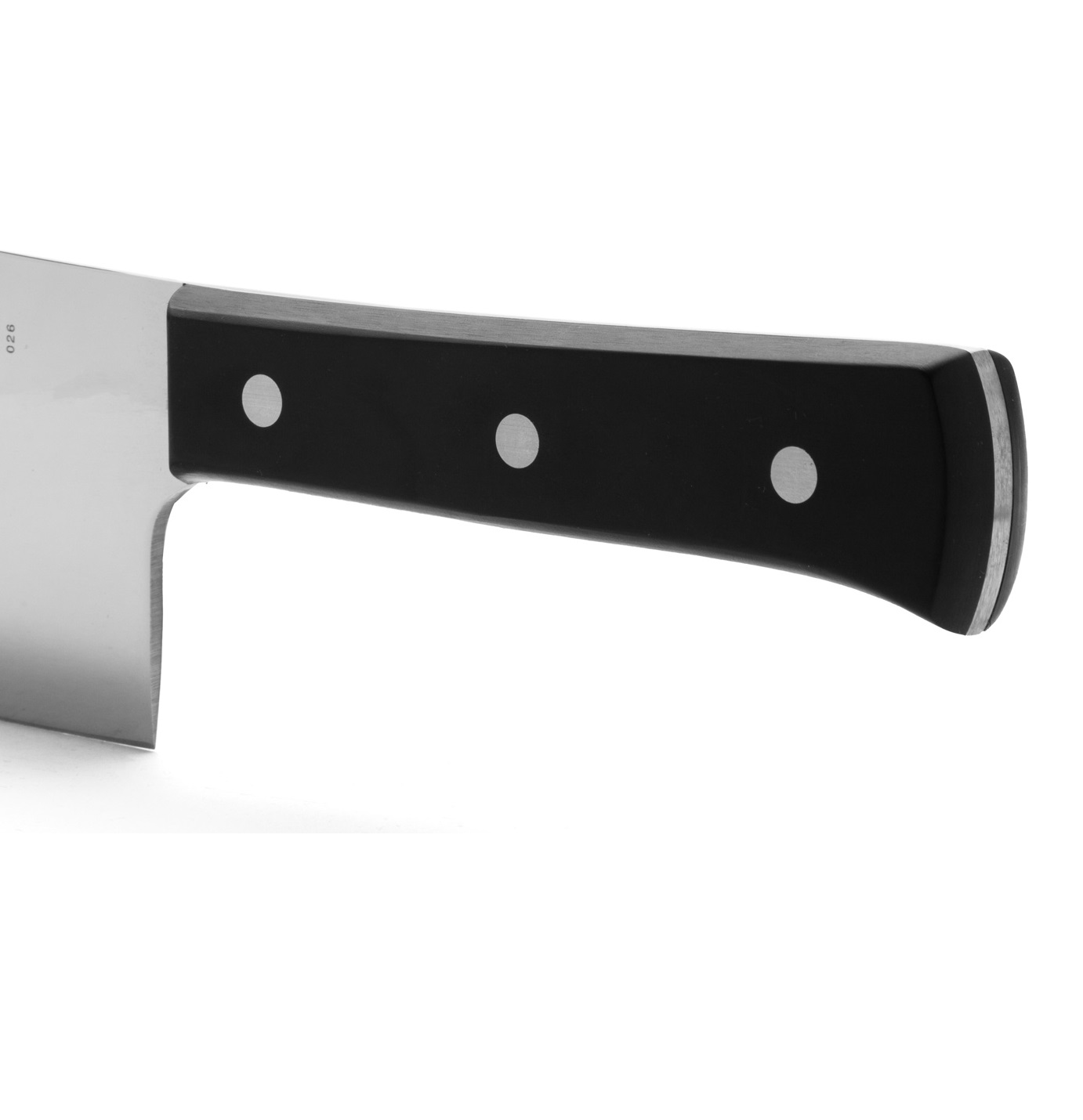 Macheta Arcos de hoja ancha de 160 mm filo recto serie Universal con mango negro