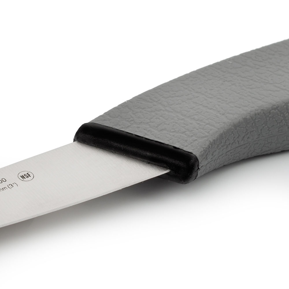 Cuchillo mondador Arcos hoja de 8 cm Colour prof mango doble inyección negro