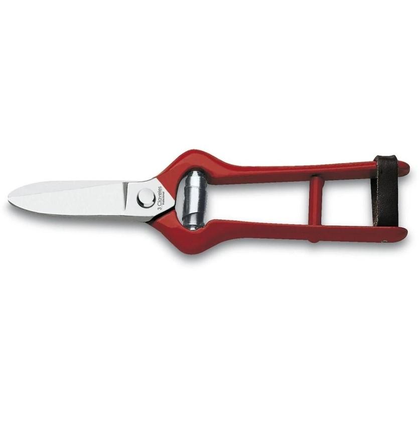 Tijera para vendimia microdentada 20 cm 3 Claveles