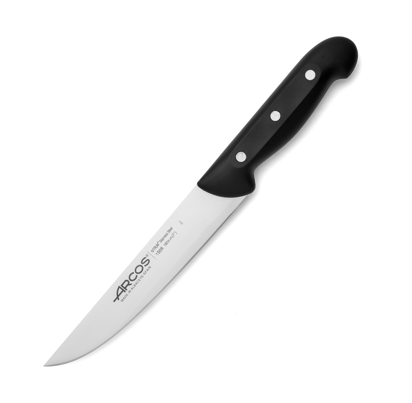 Cuchillo de cocina Arcos Maitre con mango de polipropileno negro ...