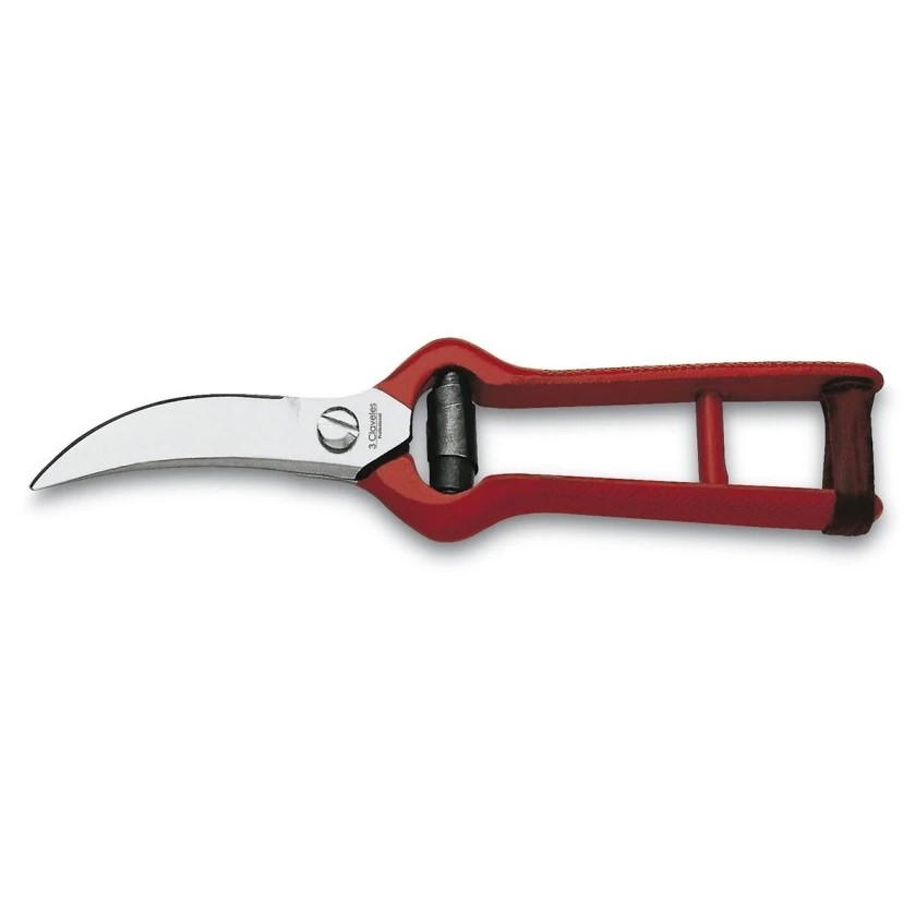 Tijera para ajos 20 cm con mango esmaltado 3 Claveles