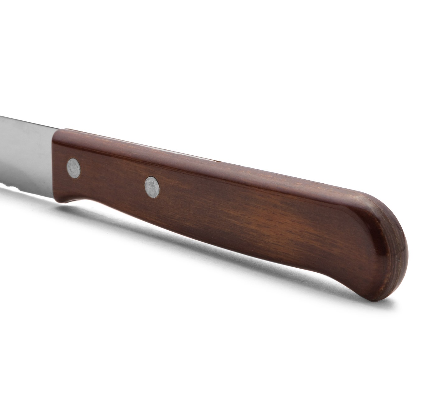 Cuchillo de cocina Arcos serie latina con mango de madera y hoja dentada de 130 mm blister