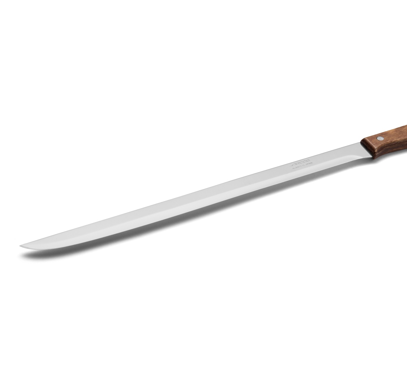 Cuchillo jamonero Arcos serie latina con mango de madera y hoja de 250 mm
