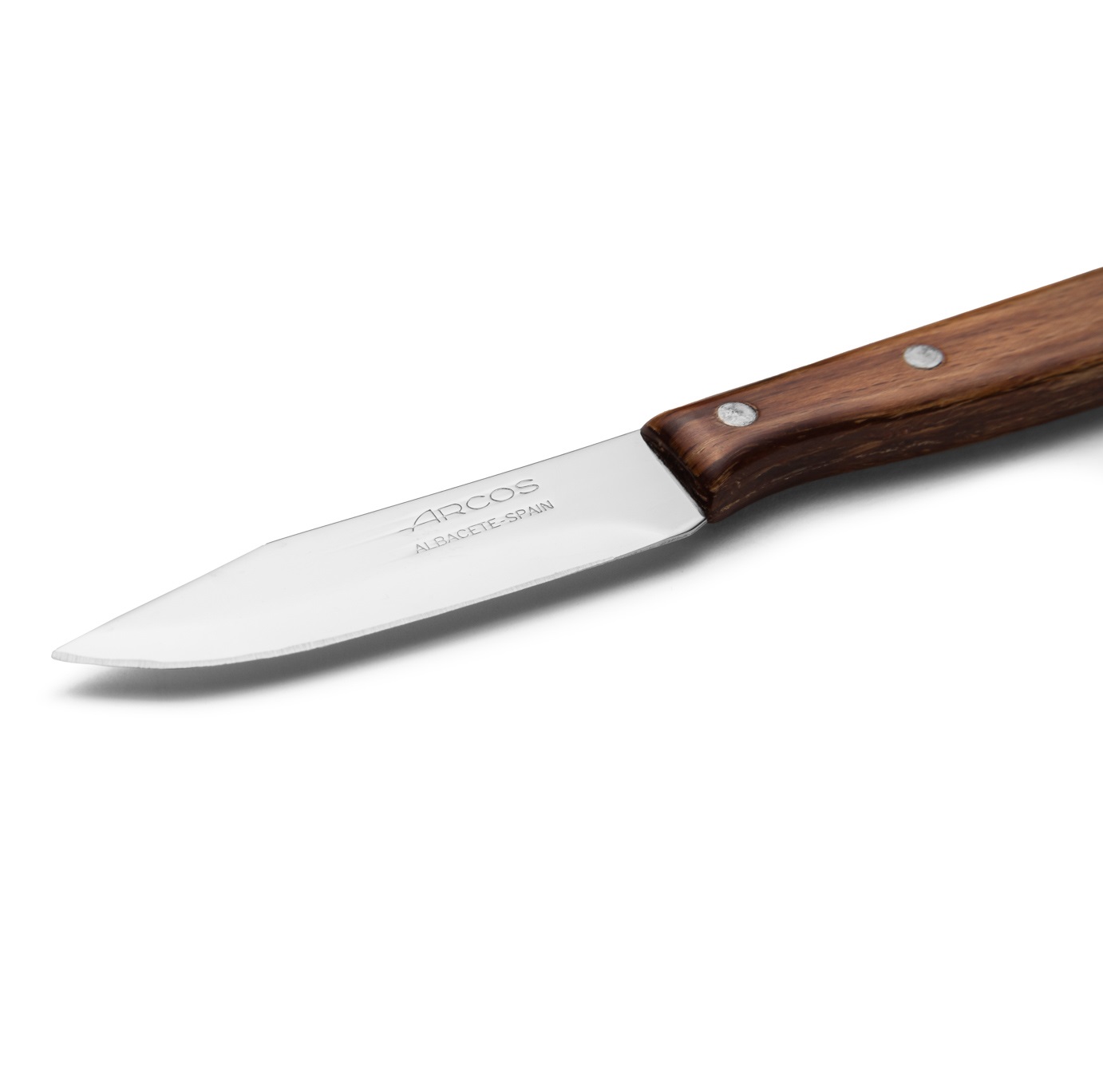 Cuchillo mondador Arcos serie latina con mango de madera y hoja de 65 mm blister