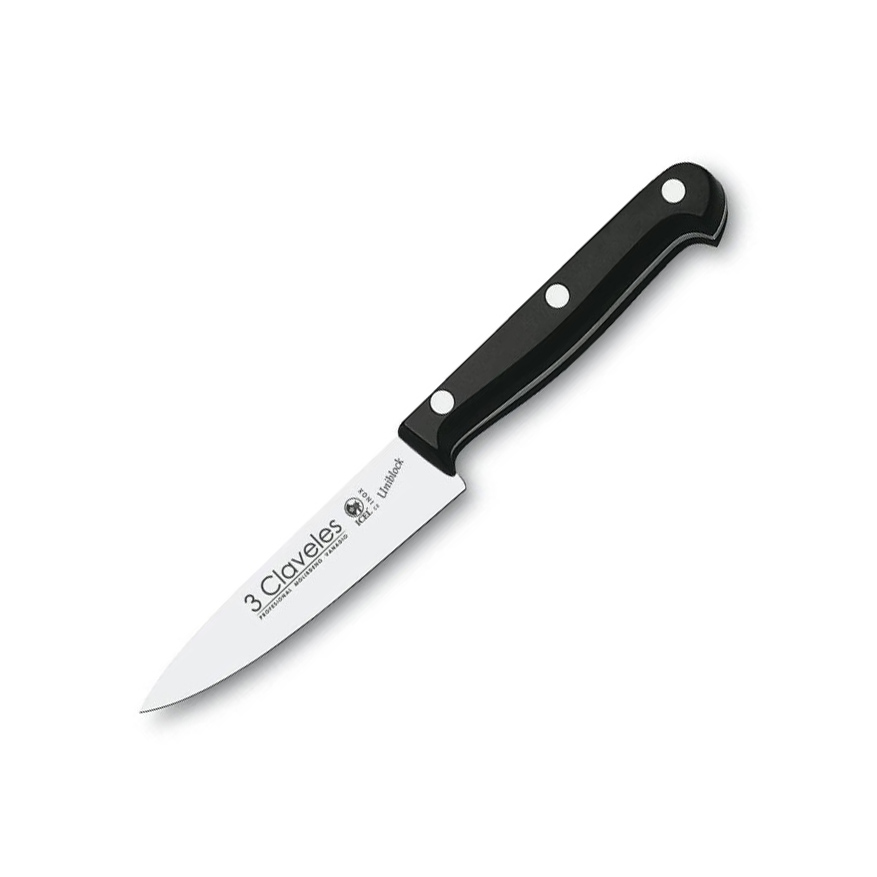 Cuchillo cocinero con hoja de 10 cm con mango de POM 3 Claveles F...
