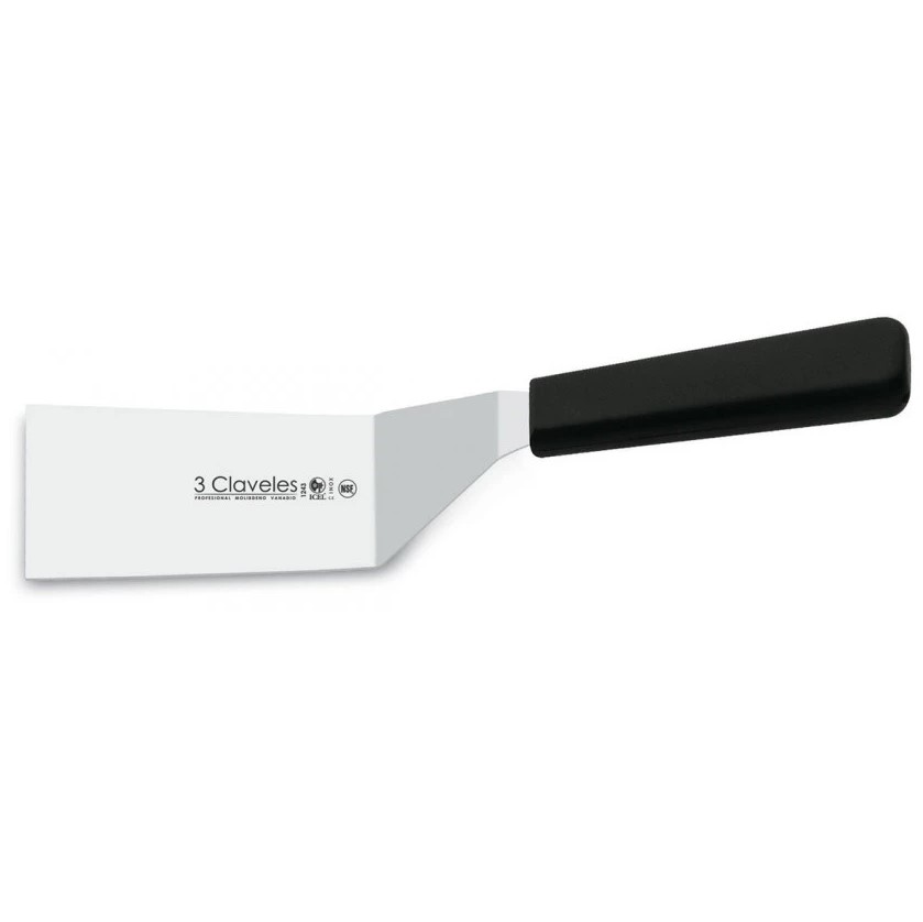 Espátula acodada uniblock 5x10 cm con mango de polipropileno 3 Cl...