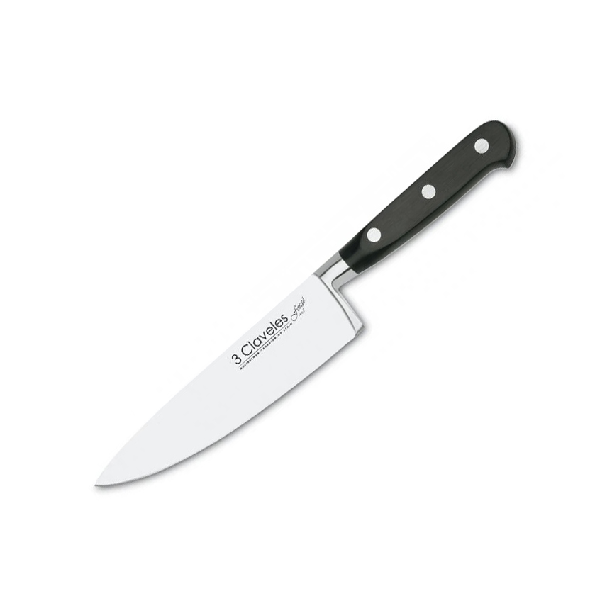 Cuchillo cocinero 3 Claveles forgé con hoja de 15 cm y mango de P...