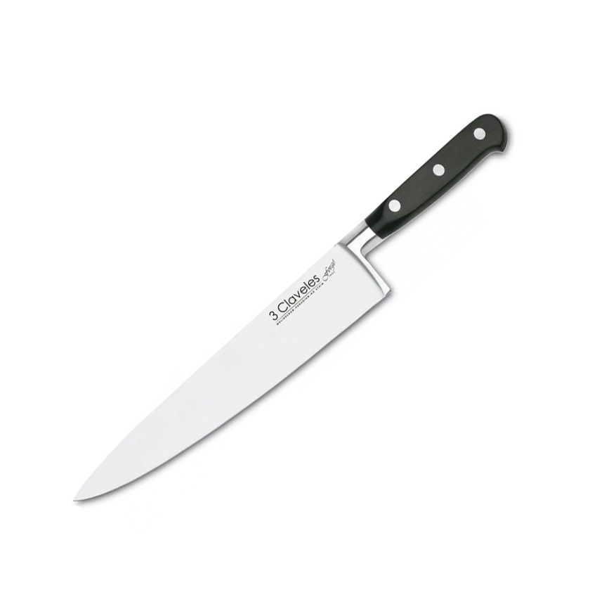 Cuchillo cocinero 3 Claveles forgé con hoja de 25 cm y mango de P...