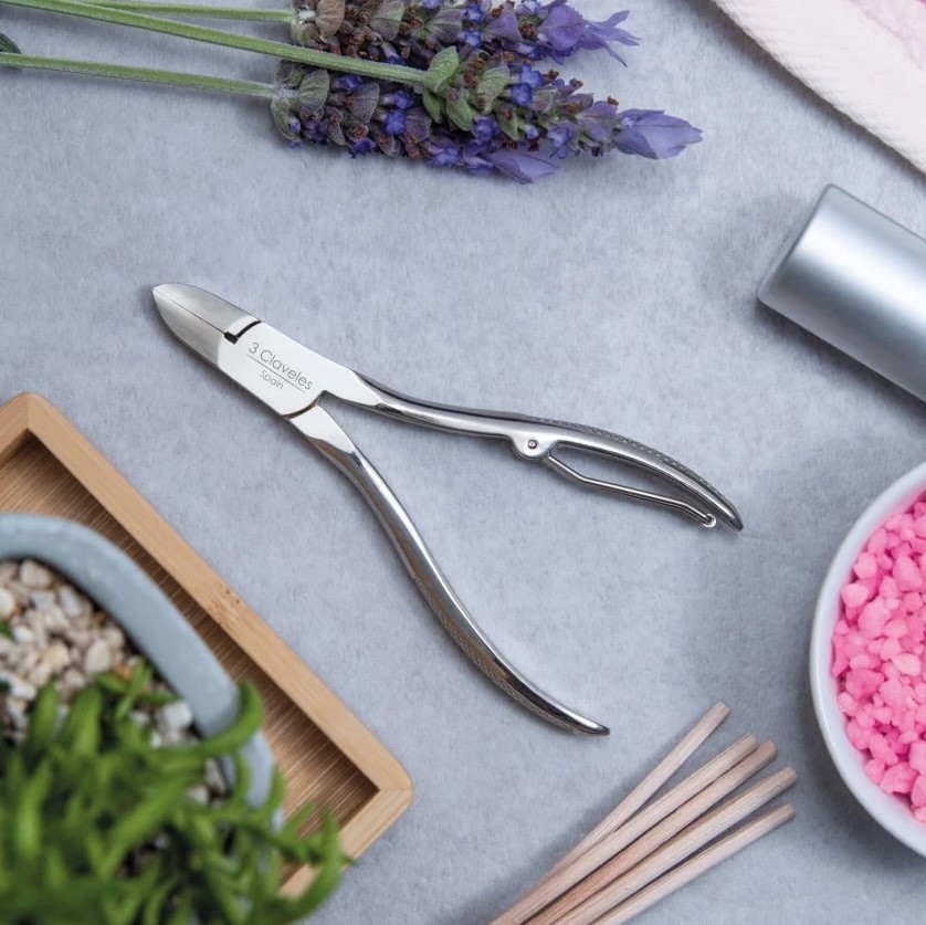 3 Claveles 12 cm gebogene Nagelzange