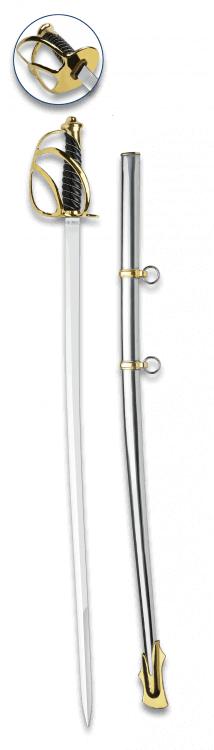 Sabre TOLE10 de l'Armée Française avec une lame de 75,5 cm