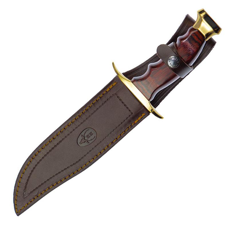 Cuchillo Bowie 18 Muela con mango de estamina y hoja de 18 cm