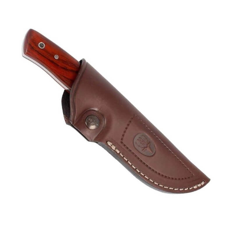 Couteau de chasse Muela Kodiak avec manches en bois de cocobolo et mitre en maillechort