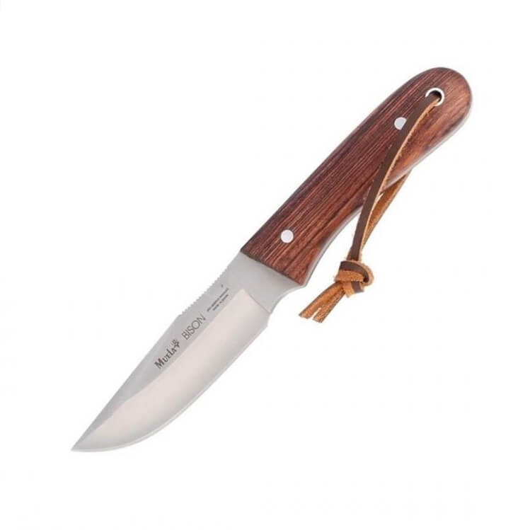 Couteau de chasse Muela Bison 9NL avec manche en bois de violette...