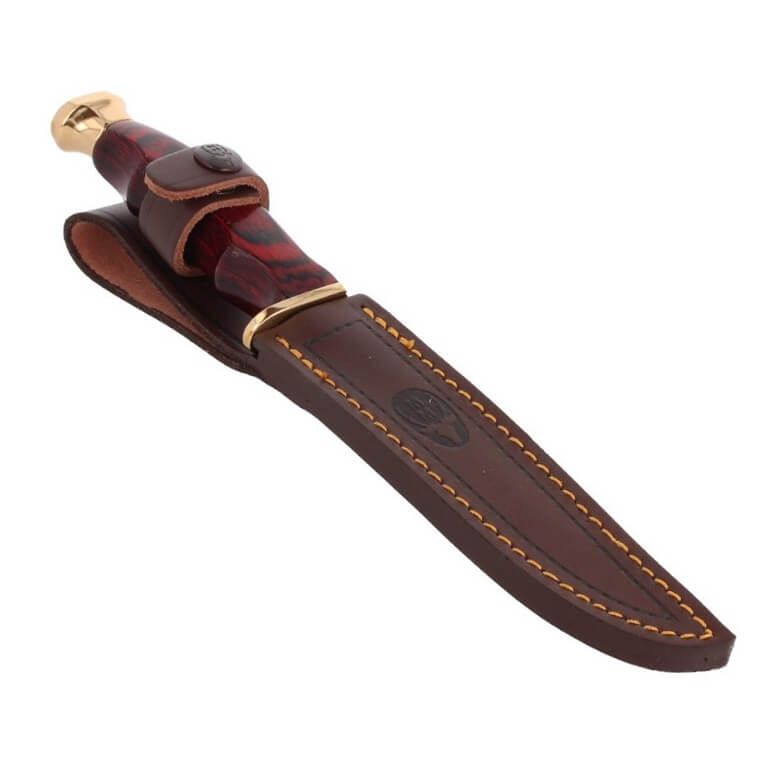 Cuchillo de caza Muela BWF-14 con mango de asta de ciervo y hoja de 14 cm