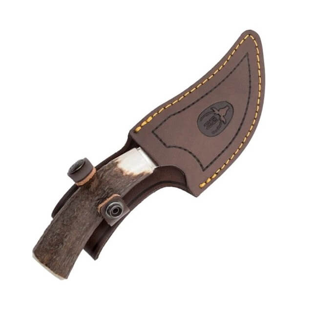 Couteau de chasse Muela Sabueso-11A avec manche en bois de cerf et lame de 11 cm