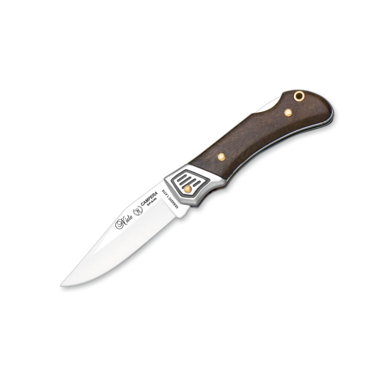 Navaja de bolsillo Nieto Campera con mango de cromo duro y ABS co...