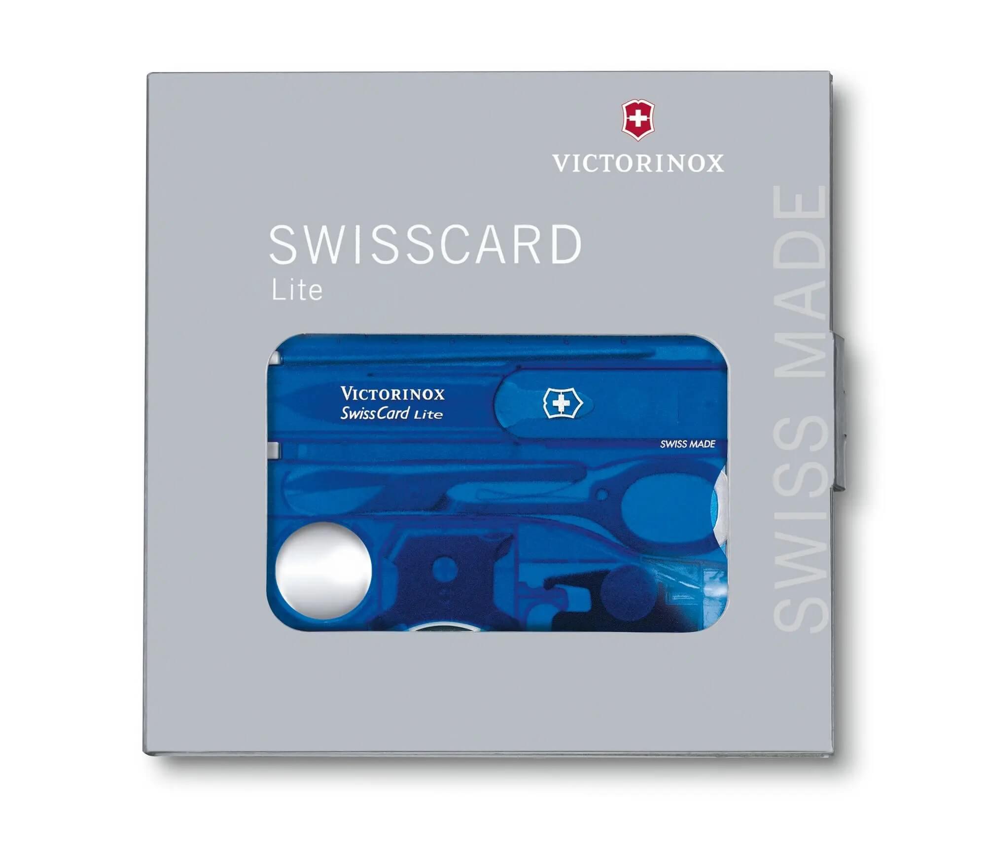 Tarjeta suiza Victorinox Lite Azul