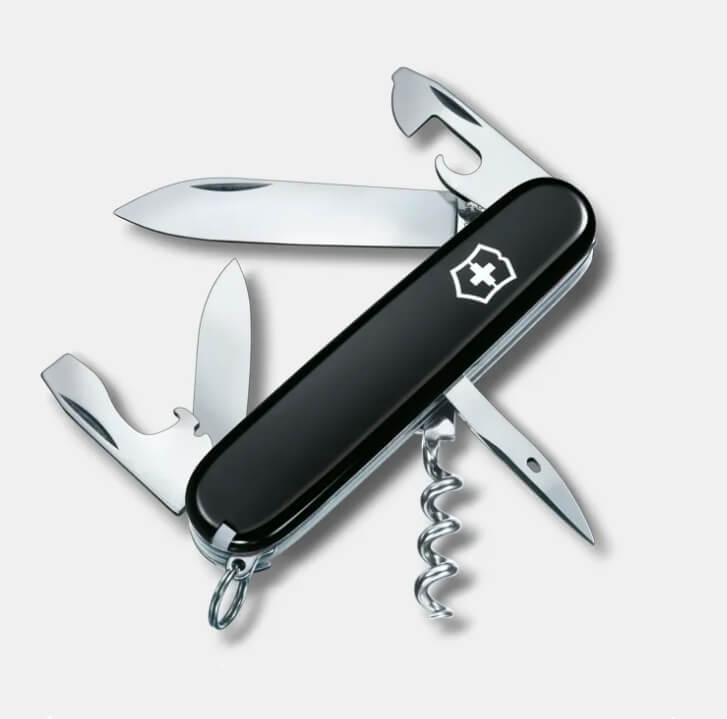 Navaja Suiza Victorinox Spartan Negra con 12 funciones