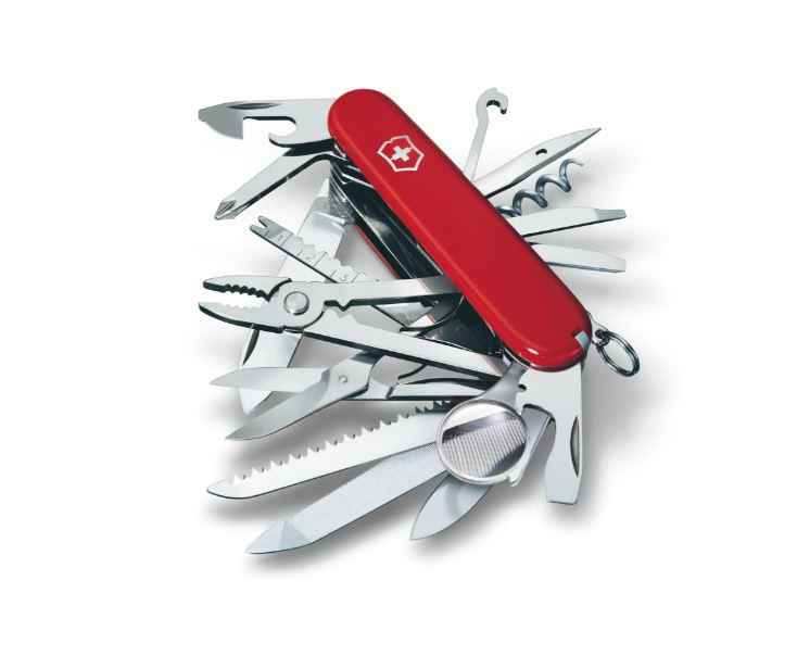 Couteau de poche Victorinox Swiss Champ rouge
