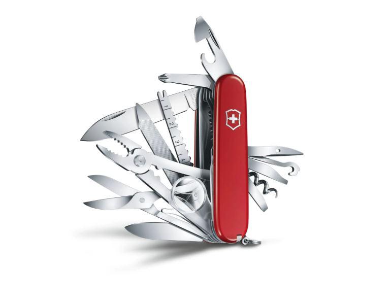 Couteau de poche Victorinox Swiss Champ rouge