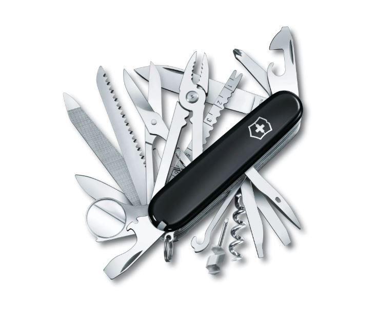 Couteau de poche Victorinox Swiss Champ Noir