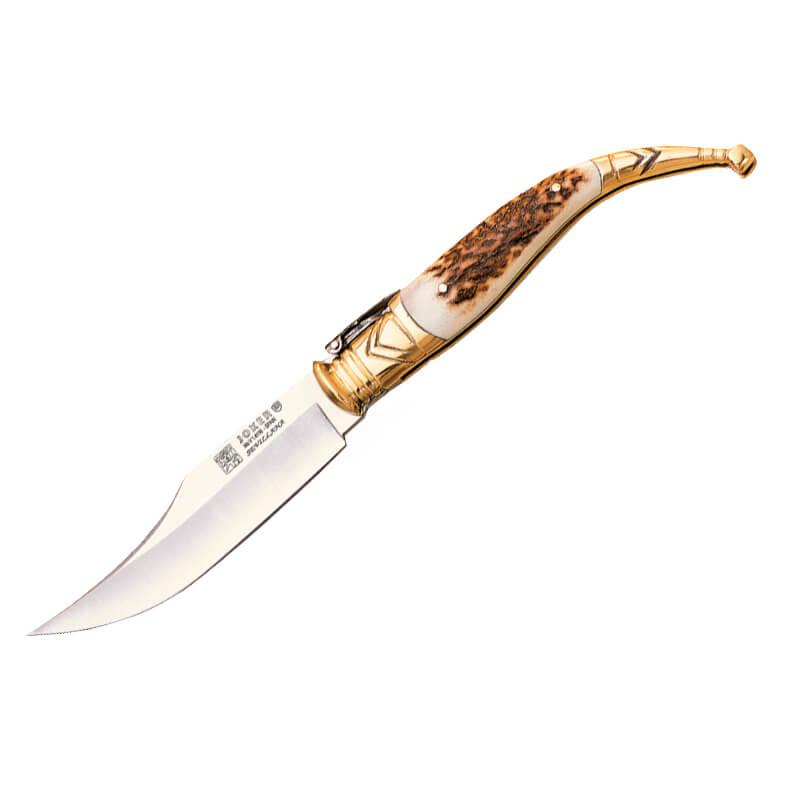 Navaja Joker Sevillana asta de ciervo y 11 cm de hoja