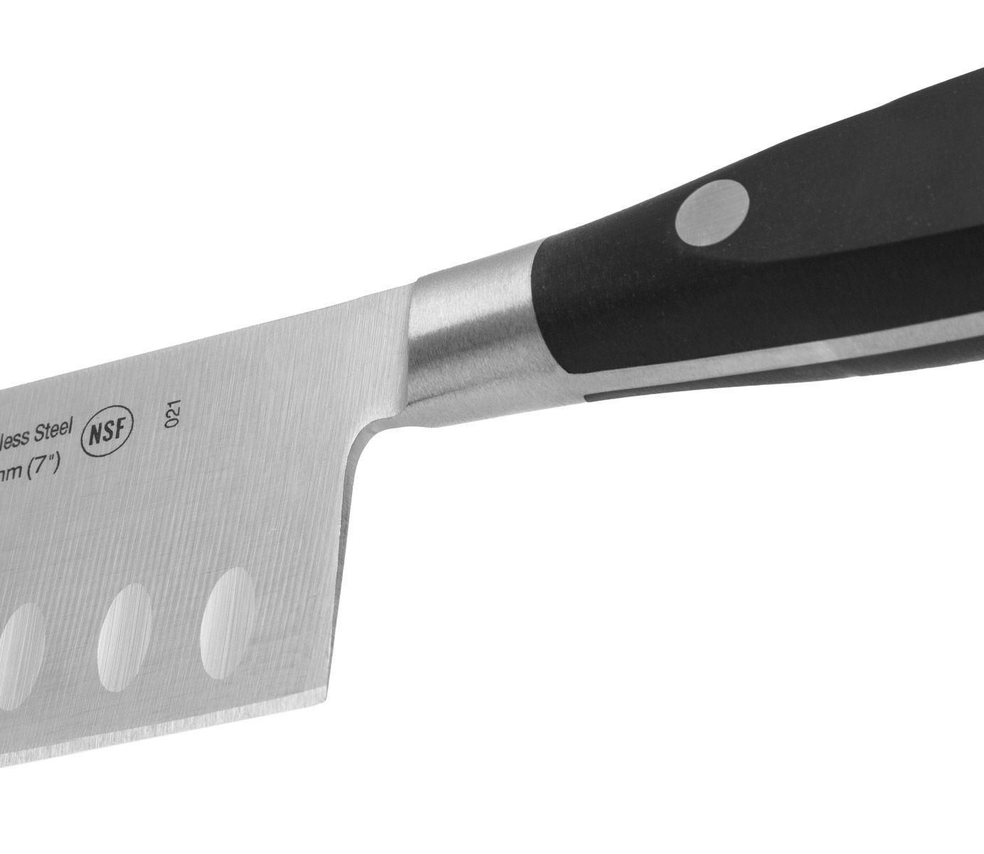 Faca Arcos Riviera Santoku com lâmina de 18 cm