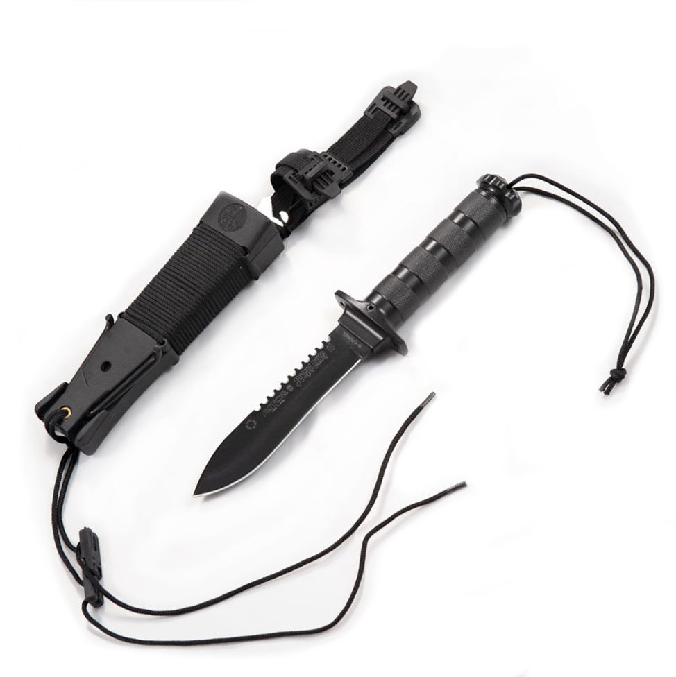Cuchillo militar Aitor Jungle king II con hoja negra de 13.5 cm 16013