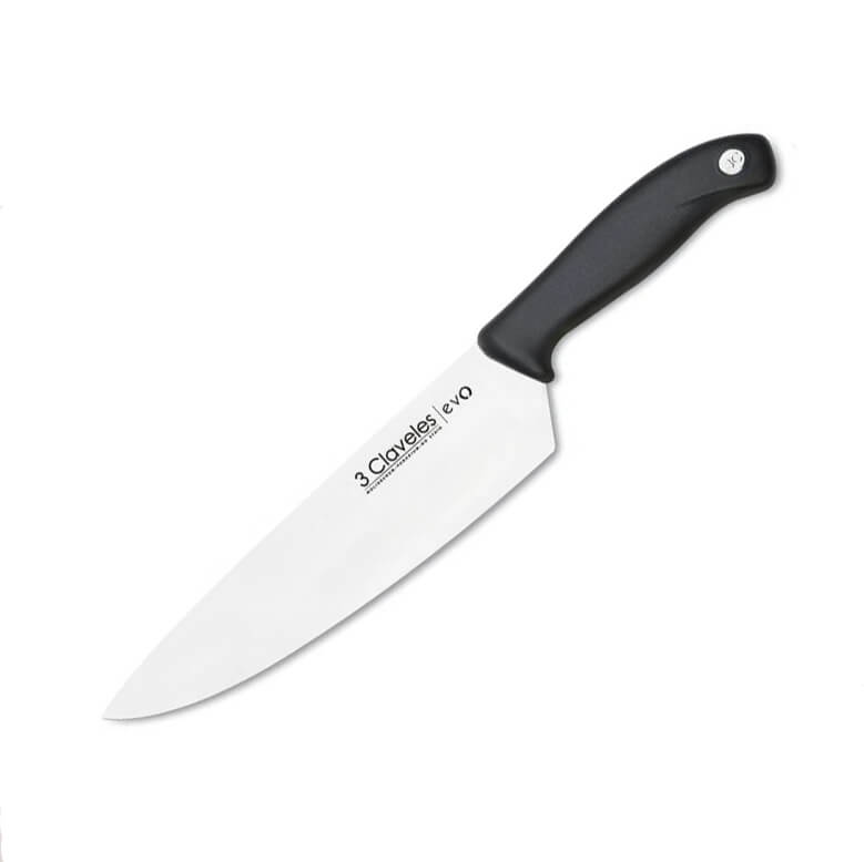 Cuchillo cocinero de 20 cm con mango de polipropileno 3 Claveles