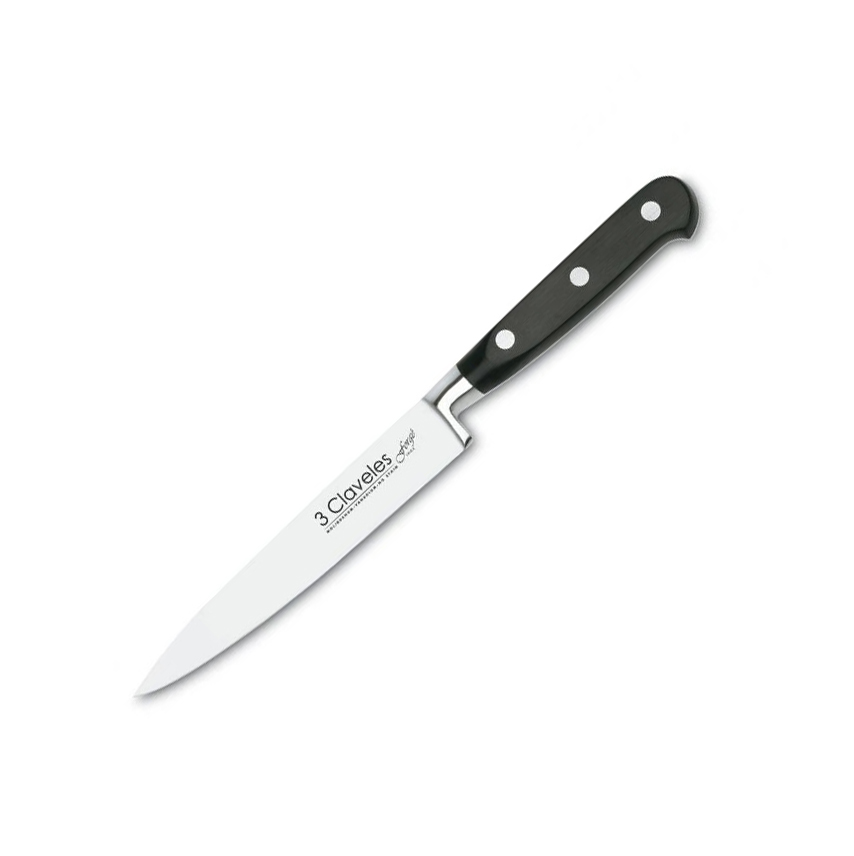 Cuchillo fileteador 3 Claveles forgé con hoja de 15 cm y mango de...