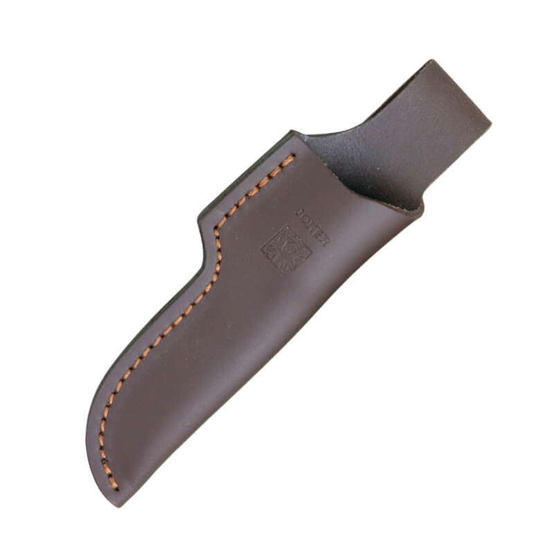 Cuchillo de caza Joker Luchadera con mango de asta de ciervo y hoja clip point de 10 cm