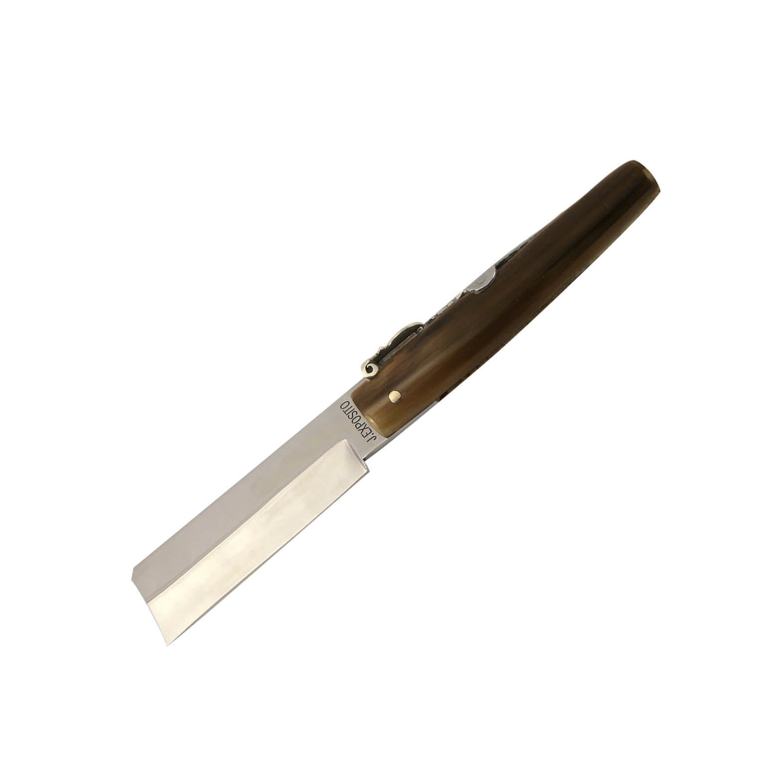 Handgefertigtes Taschenmesser mit geschliffener Spitze N2 mit Sti...