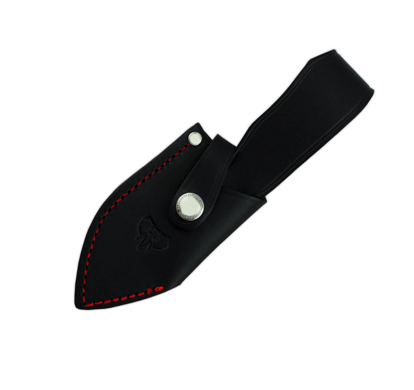 Cuchillo Cudeman Mini Boina Verde. Mango micarta negra. Acero BÖHLER N-695