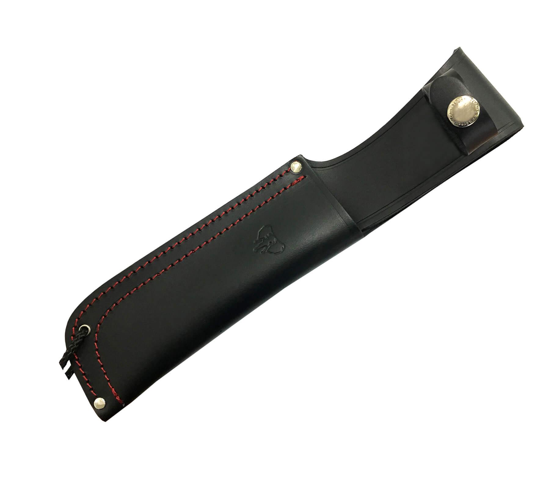 Cuchillo MT3 Cudeman. Mango micarta negra. Funda de cuero