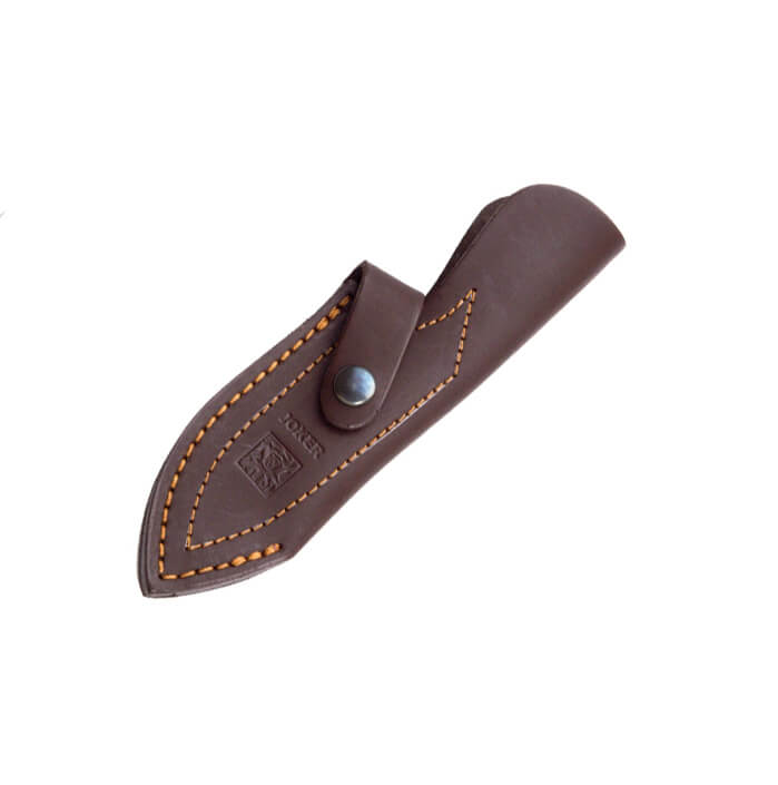 Cuchillo deportivo Joker Aguila con mango de madera de olivo y virola de estamina con hoja de 8.5 cm