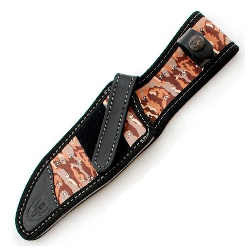 Couteau tactique Muela Typhoon 15Des avec manche camouflage désert et lame satinée de 15 cm