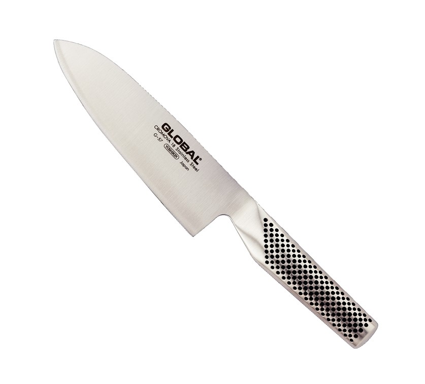 Cuchillo de chef Global G-57 con hoja redondeada de 16 cm