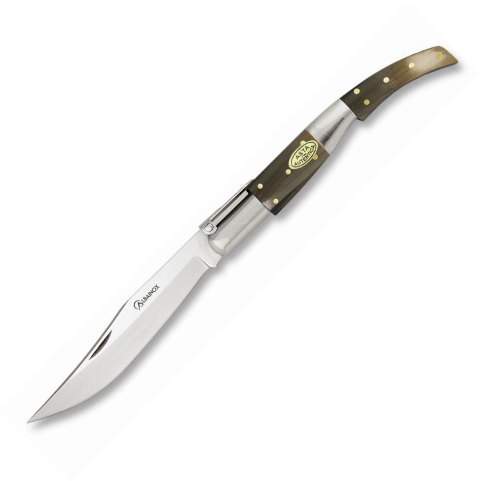 Navaja ARABE CARRACA Nº2 con mango de asta de toro y hoja de 11.8...